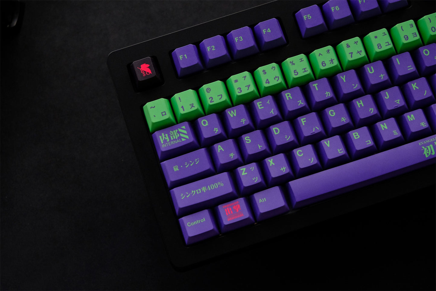 EVA NO.1 PBT Keycaps ملف تعريف الكرز