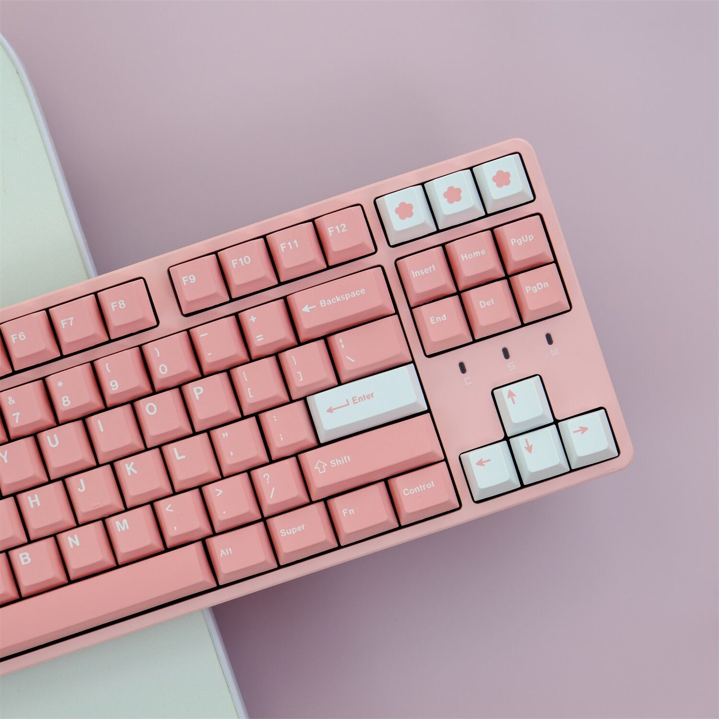 Peach Blossom Cherry Profile Keycaps