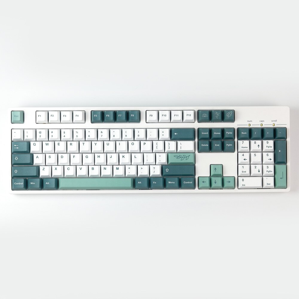 Botanical PBT Keycaps Cherry Profile