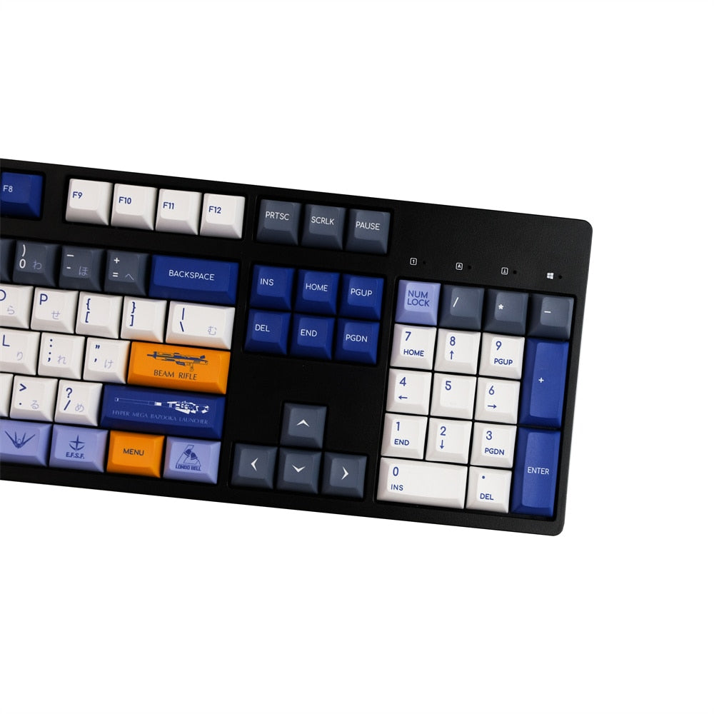 Gundam Warrior PBT Keycaps KCA Profile