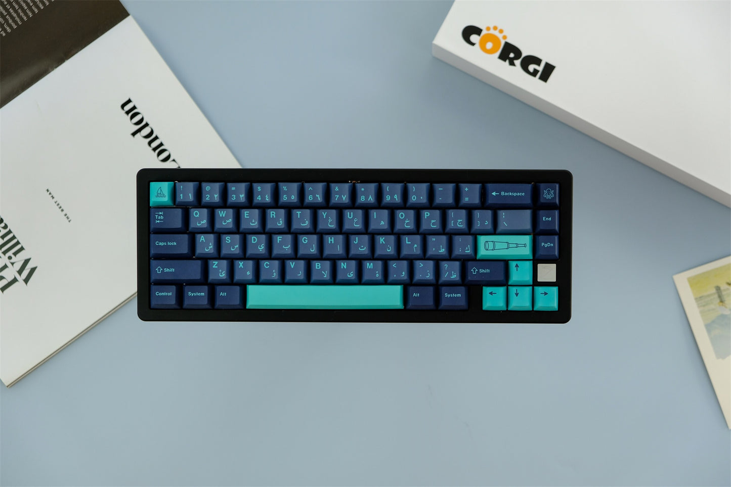 Arabian Sea Keycaps Cherry Profile PBT Keycaps