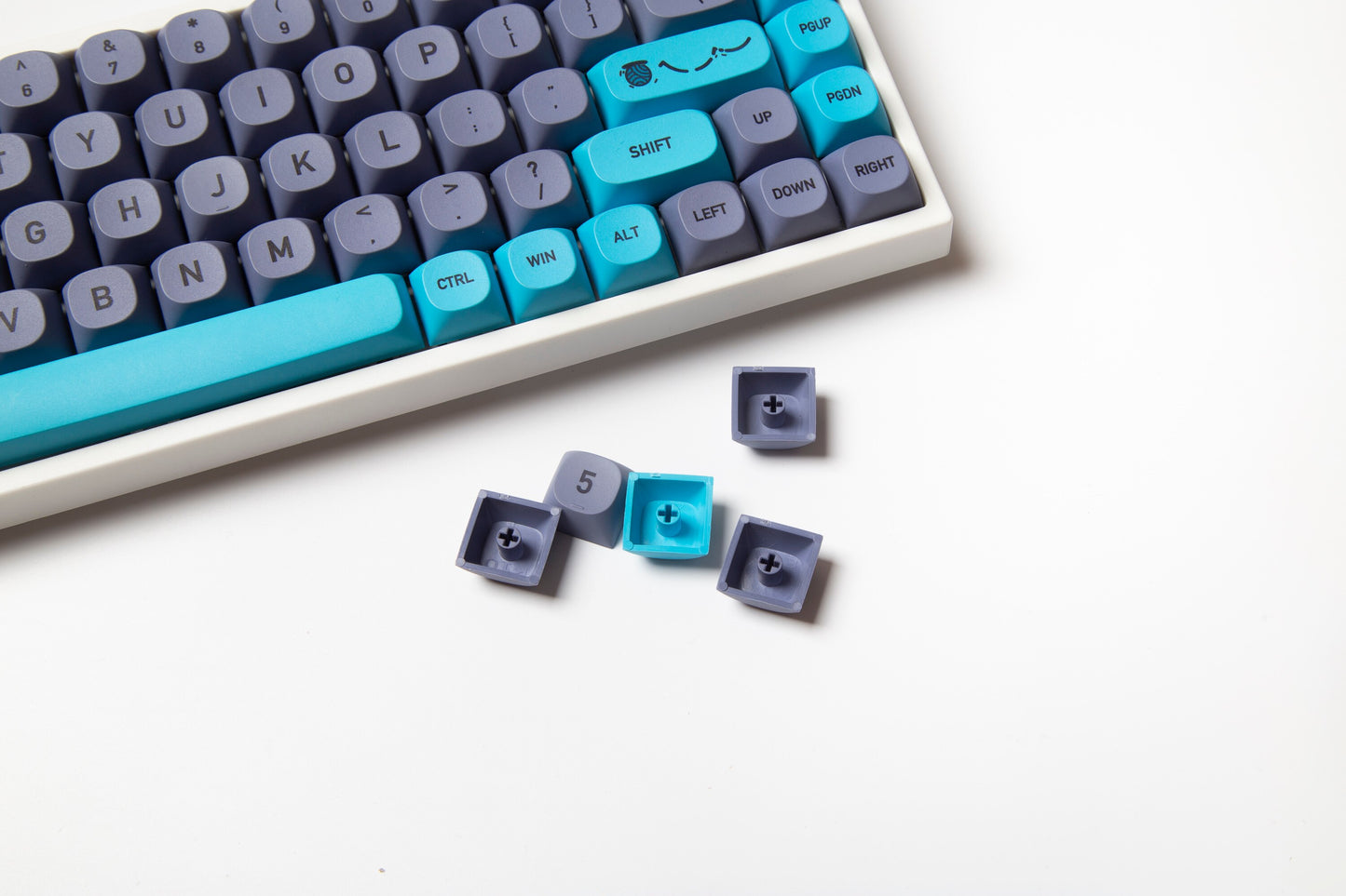 Blue Cat MA Profile 9mm PBT Keycaps