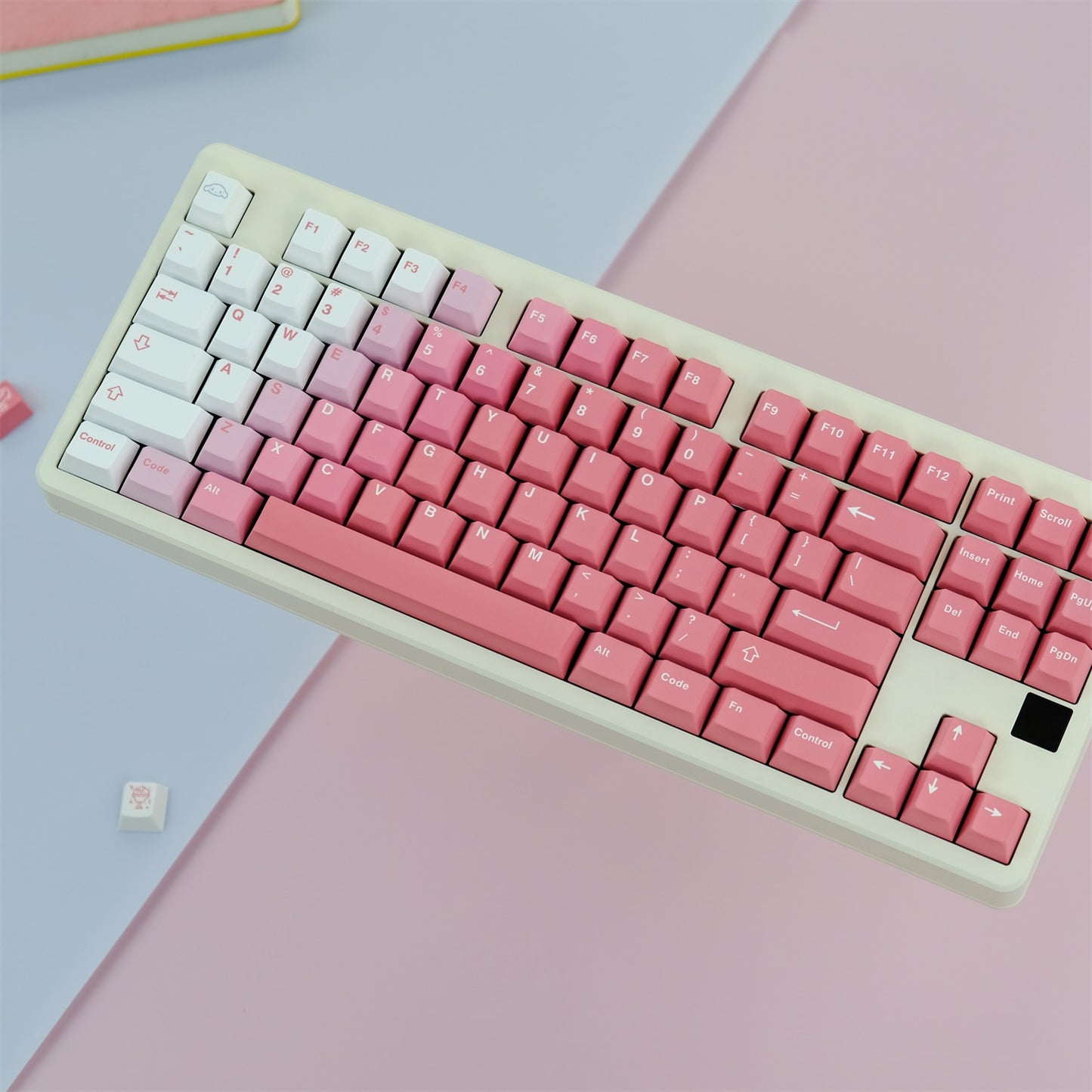 Gradient Powder PBT Cherry Profile Keycaps