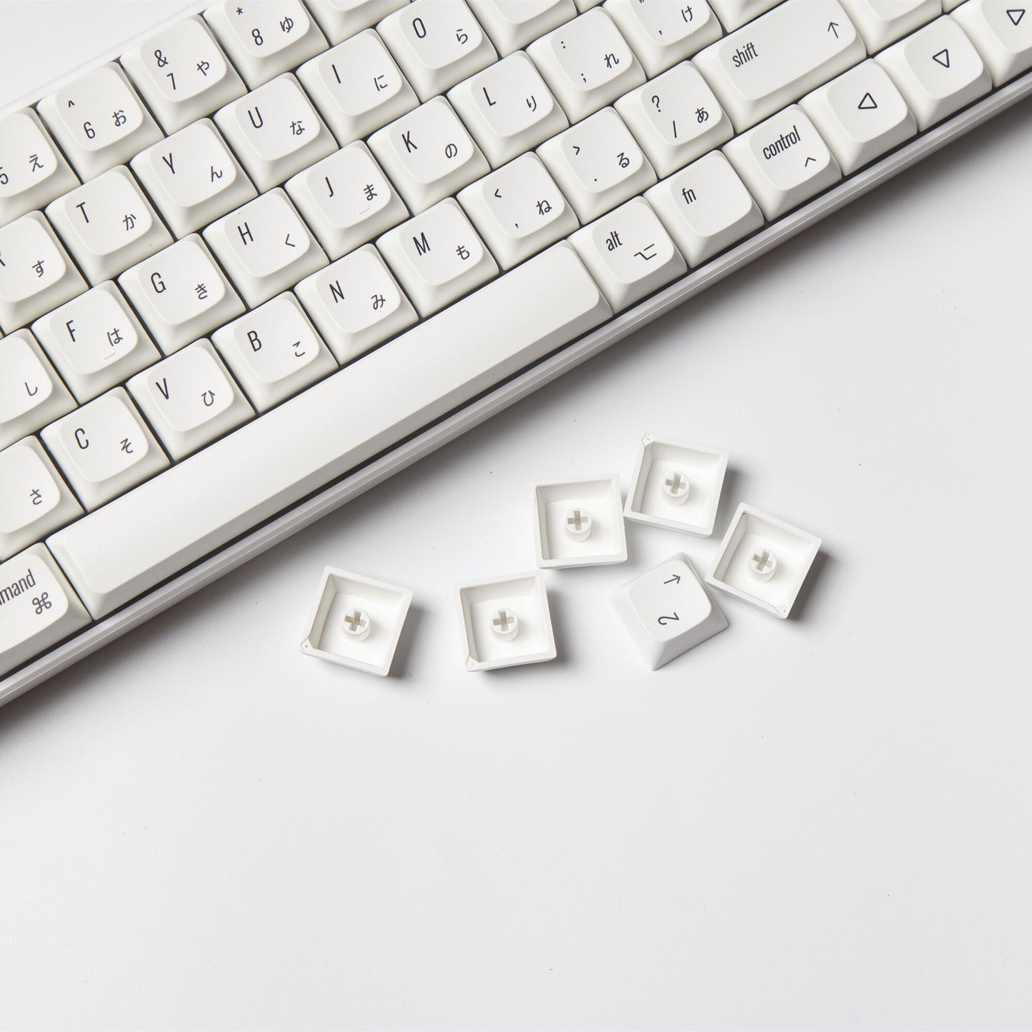 Minimalist White Style PBT Keycap XDA Profile Keycaps