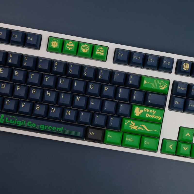 Luigi PBT KCA Profile Keycaps