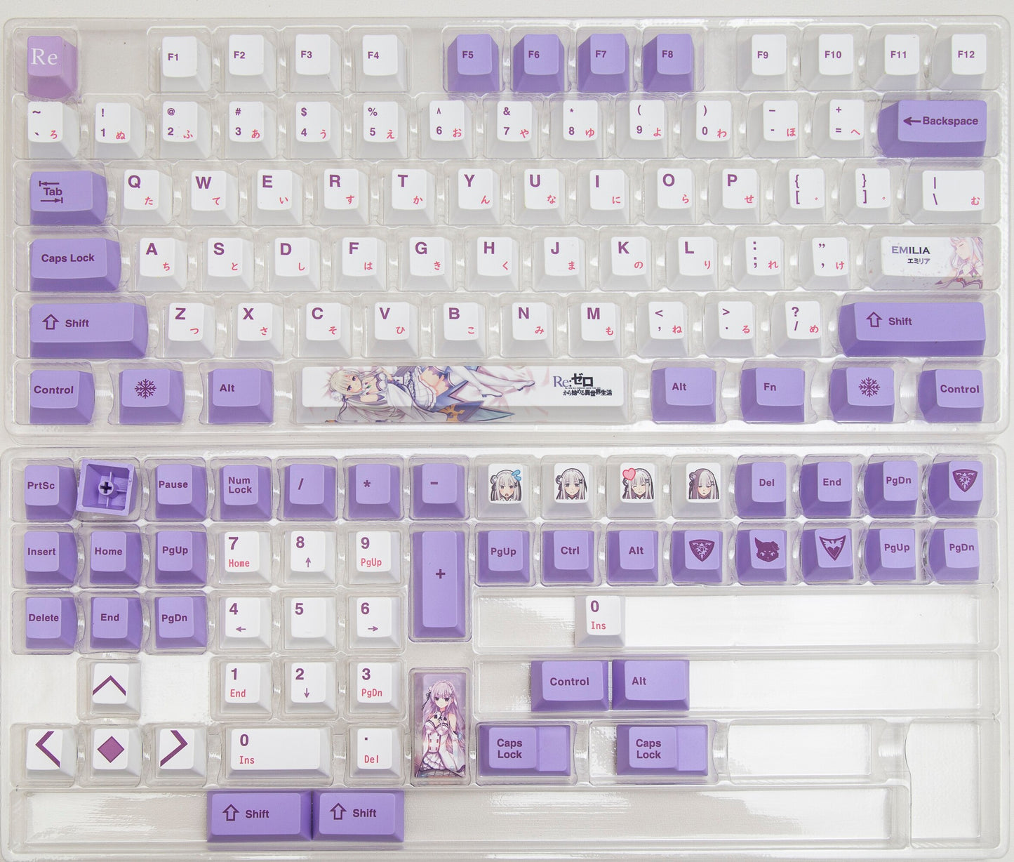 RE Emilia PBT Cherry Profile Keycaps