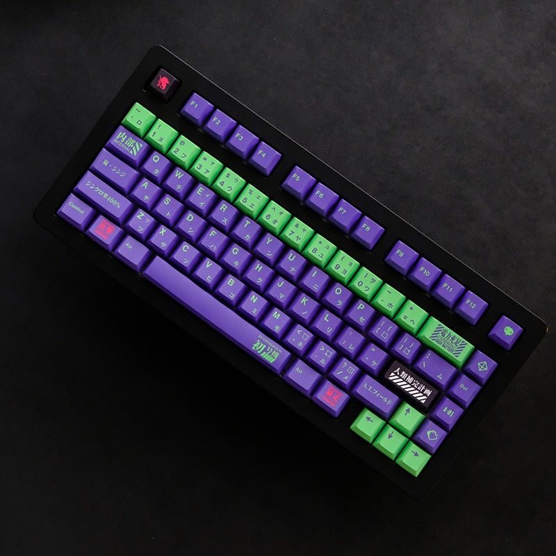 EVA NO.1 PBT Keycaps ملف تعريف الكرز