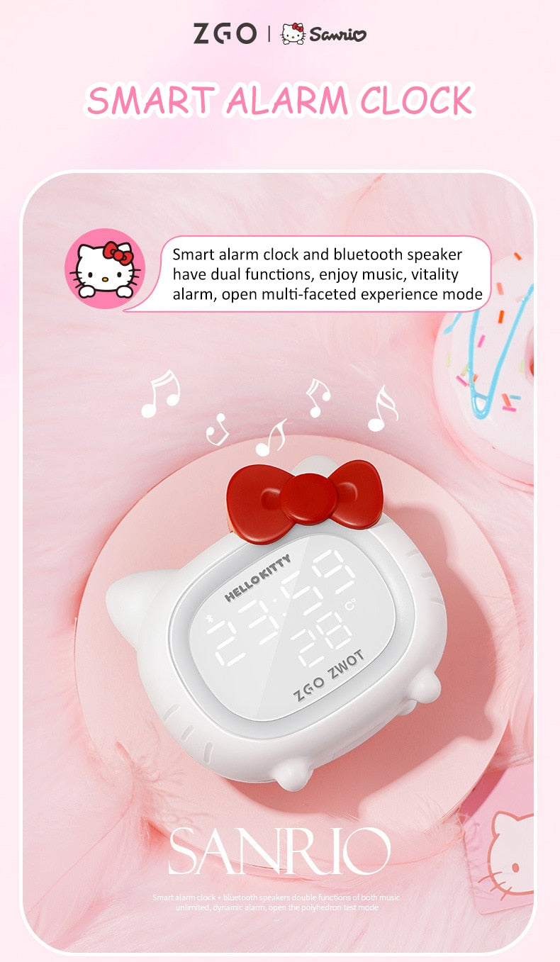 ZGO ZWOT Hellokitty Smart Alarm Clock - Bluetooth Speaker Light