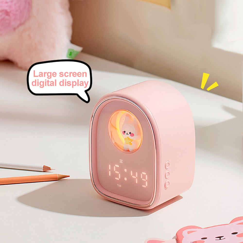 Rabbit Space Capsule  Alarm Clock Light