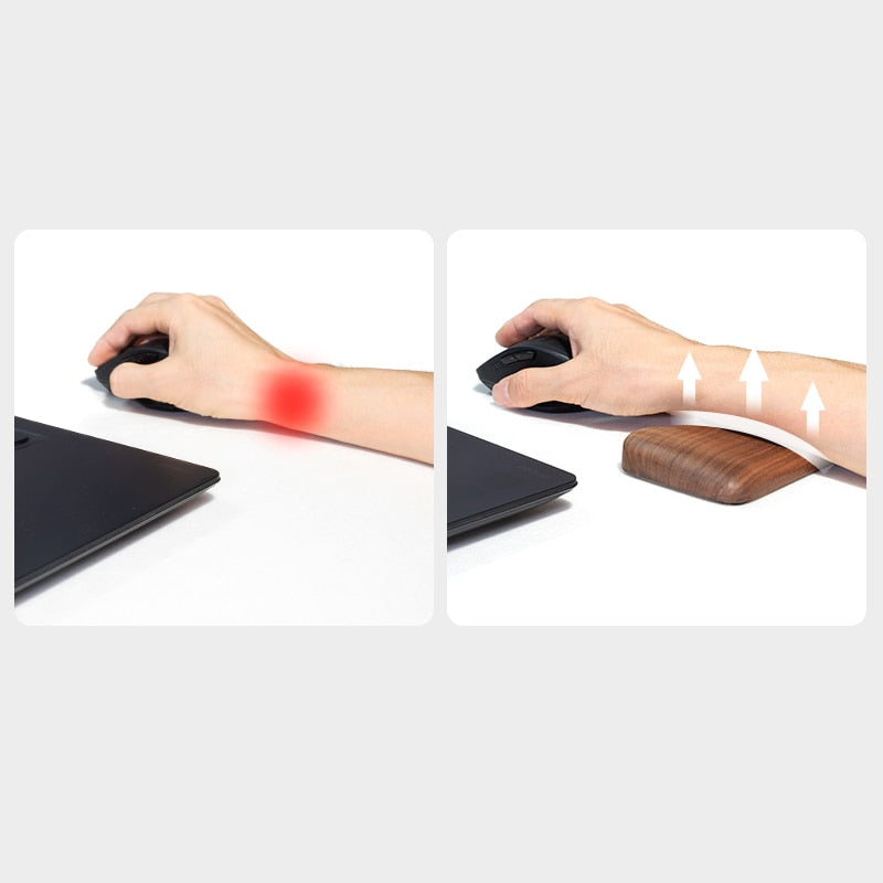 Wooden Ergonomic Wrist Rest