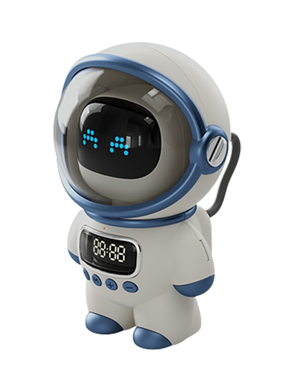 Astronaut Bluetooth Smart AI Interactive Clock Alarm Speaker