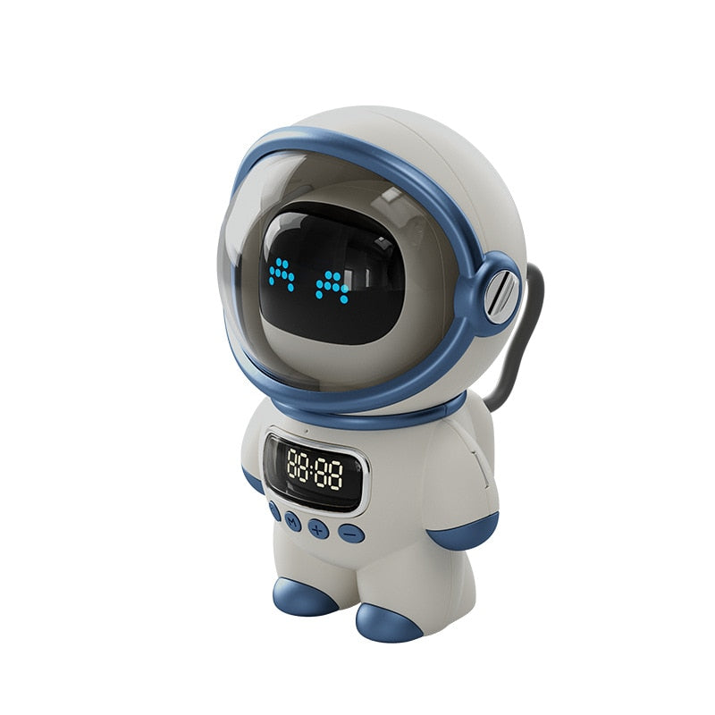 Astronaut Bluetooth Smart AI Interactive Clock Alarm Speaker