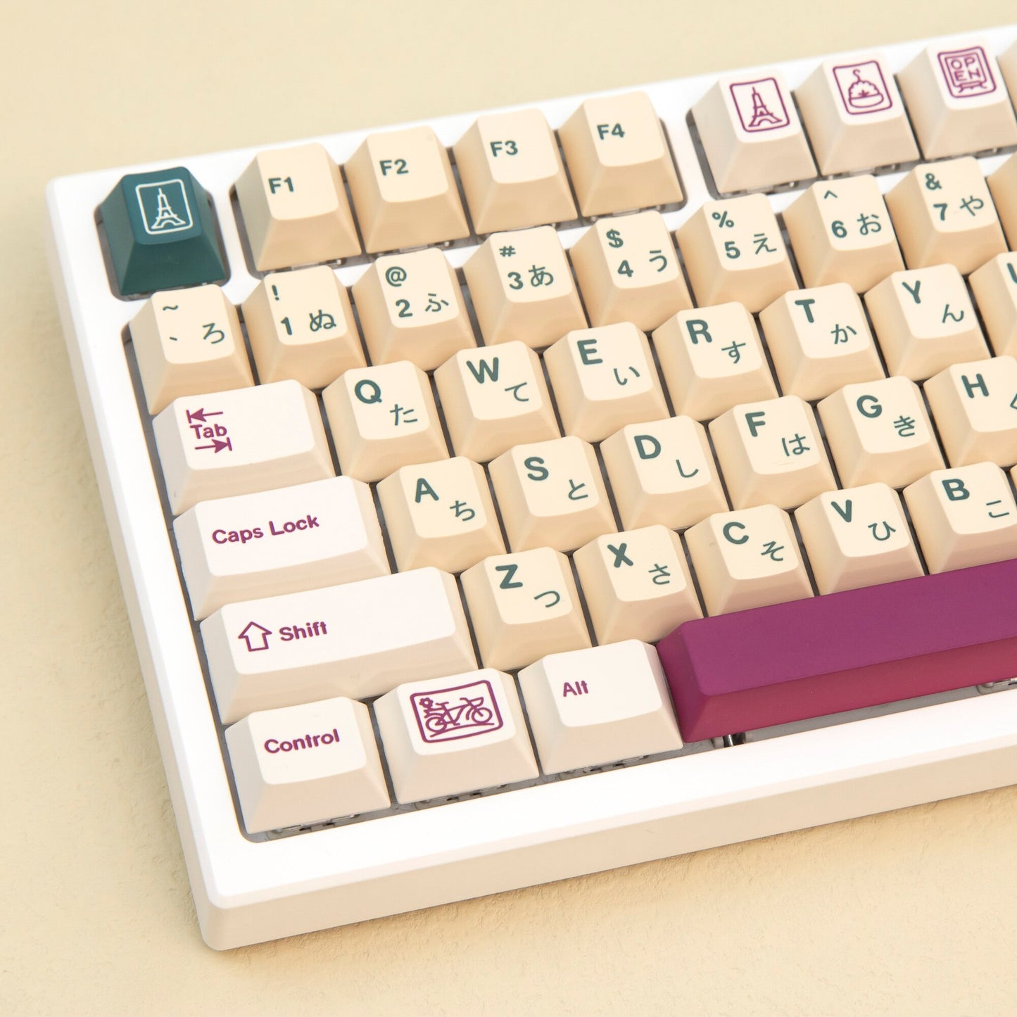 Florist Paris BPT Keycaps Cherry Profile