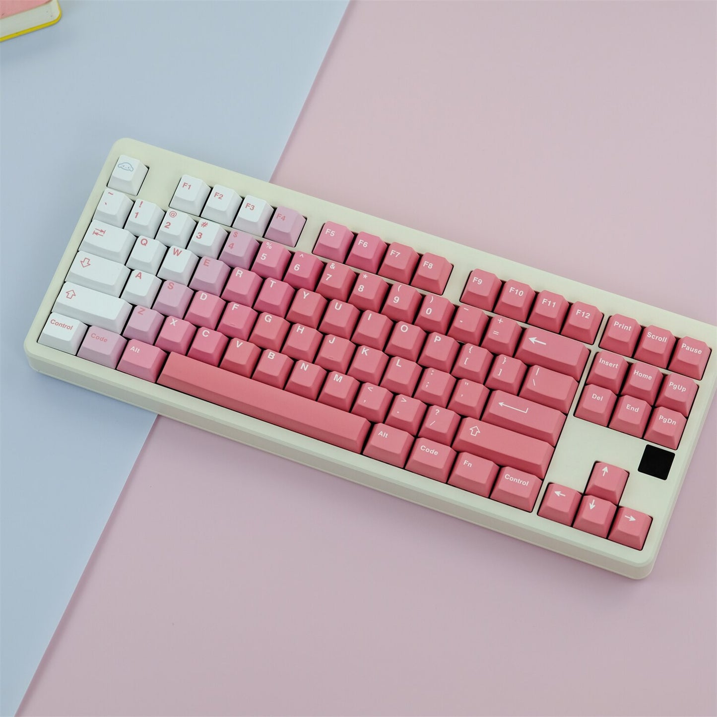 Gradient Powder PBT Cherry Profile Keycaps