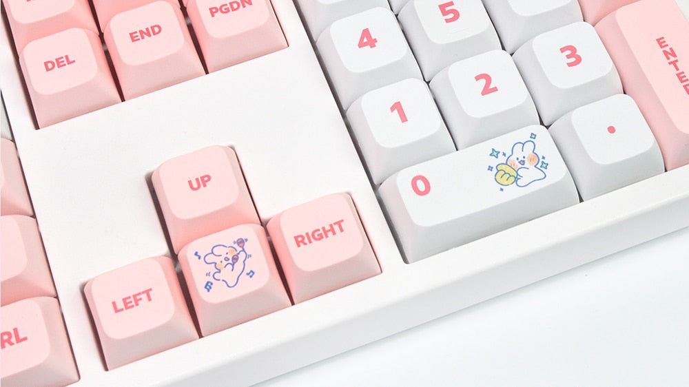 Steam Rabbit Pink Keycaps XDA Profile