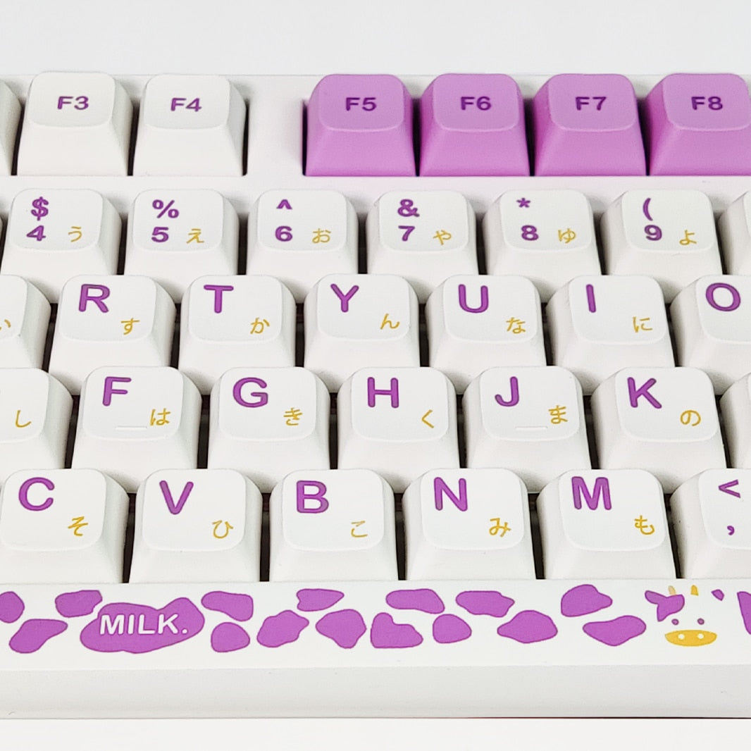 Taro Cow PBT  XDA Profile Keycaps