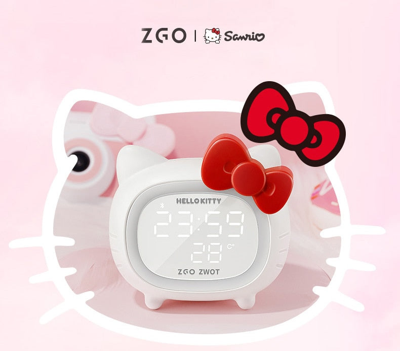 ساعة منبه ذكية ZGO ZWOT Hellokitty - مكبر صوت بلوتوث