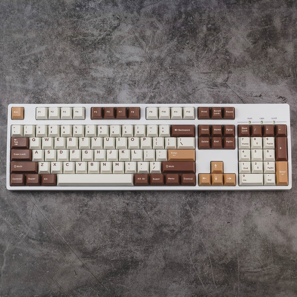 Tiramisu PBT Cherry Profile Keycaps