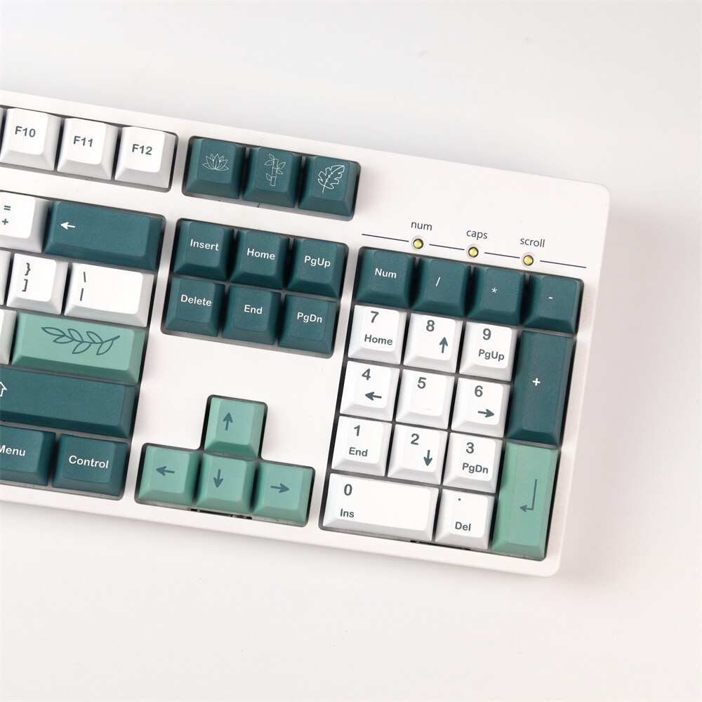 Botanical PBT Keycaps Cherry Profile