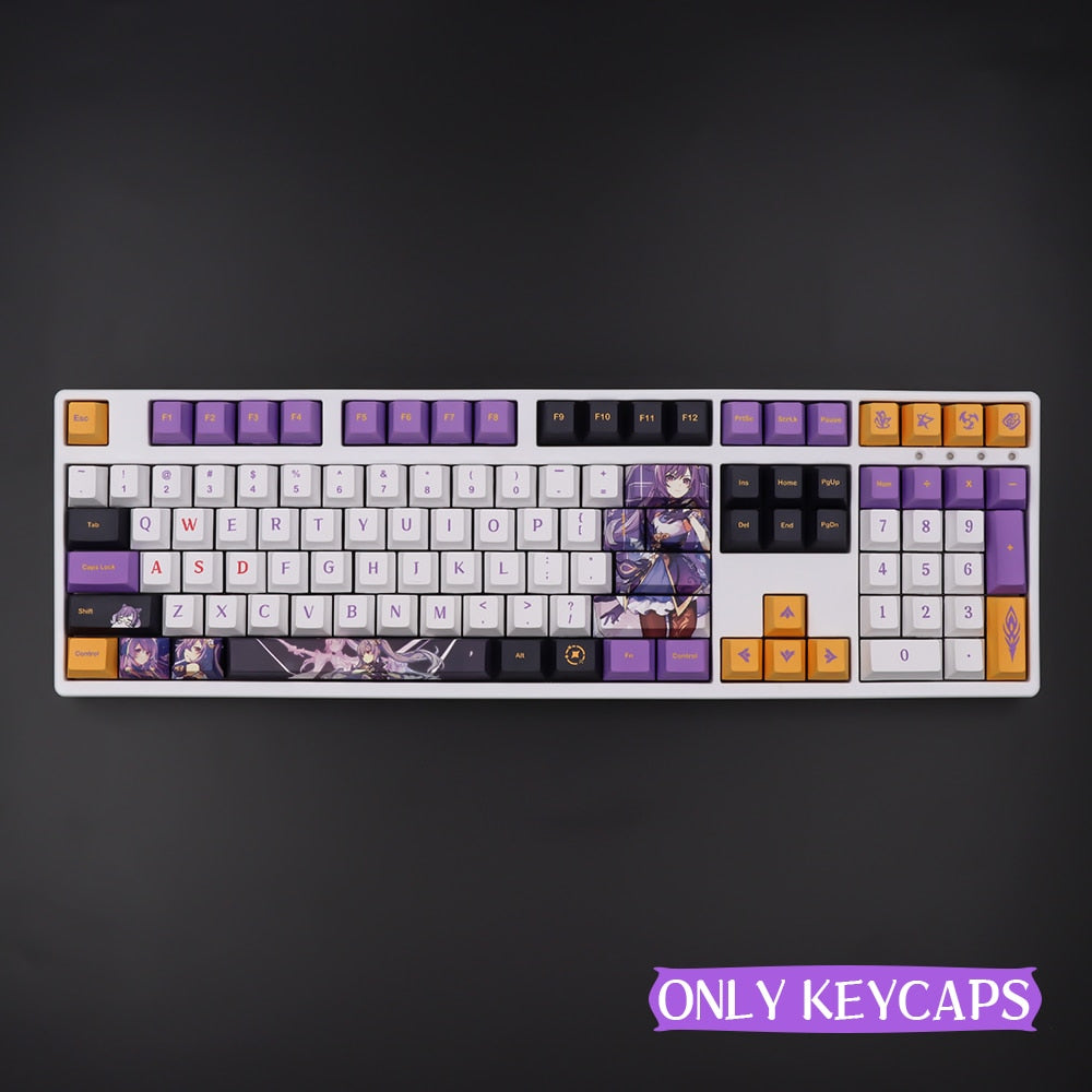 Genshin Ke Qing Cherry Profile PBT Keycaps