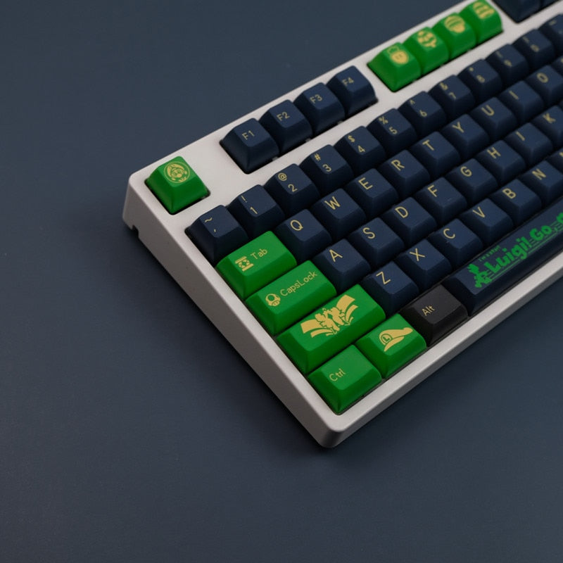 Luigi PBT KCA Profile Keycaps