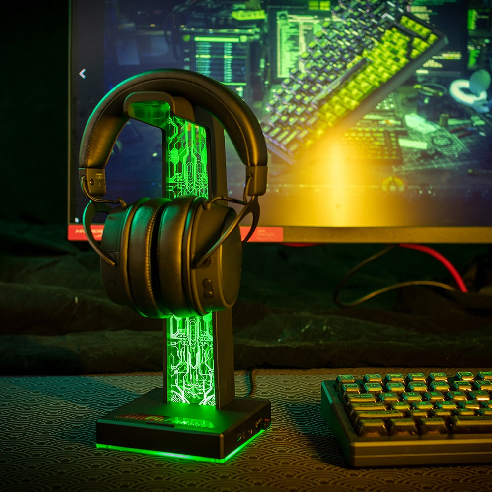 RGB Gaming Headphone Stand