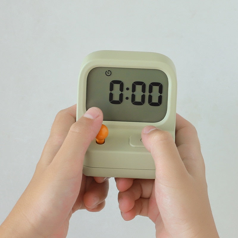 Creative Retro Mini Handheld Game Alarm Clock