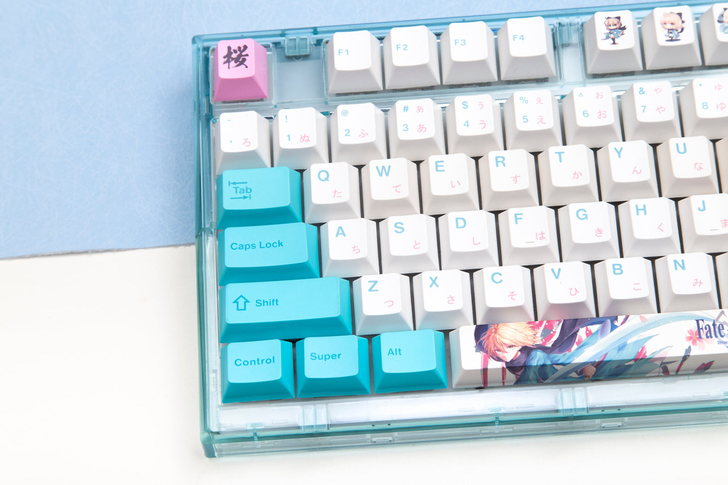 Okita Soji Keycaps PBT Cherry Profile