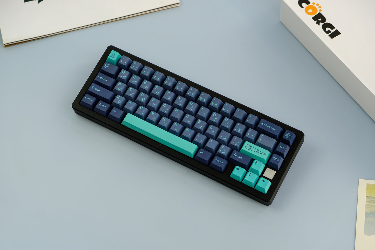 Arabian Sea Keycaps Cherry Profile PBT Keycaps