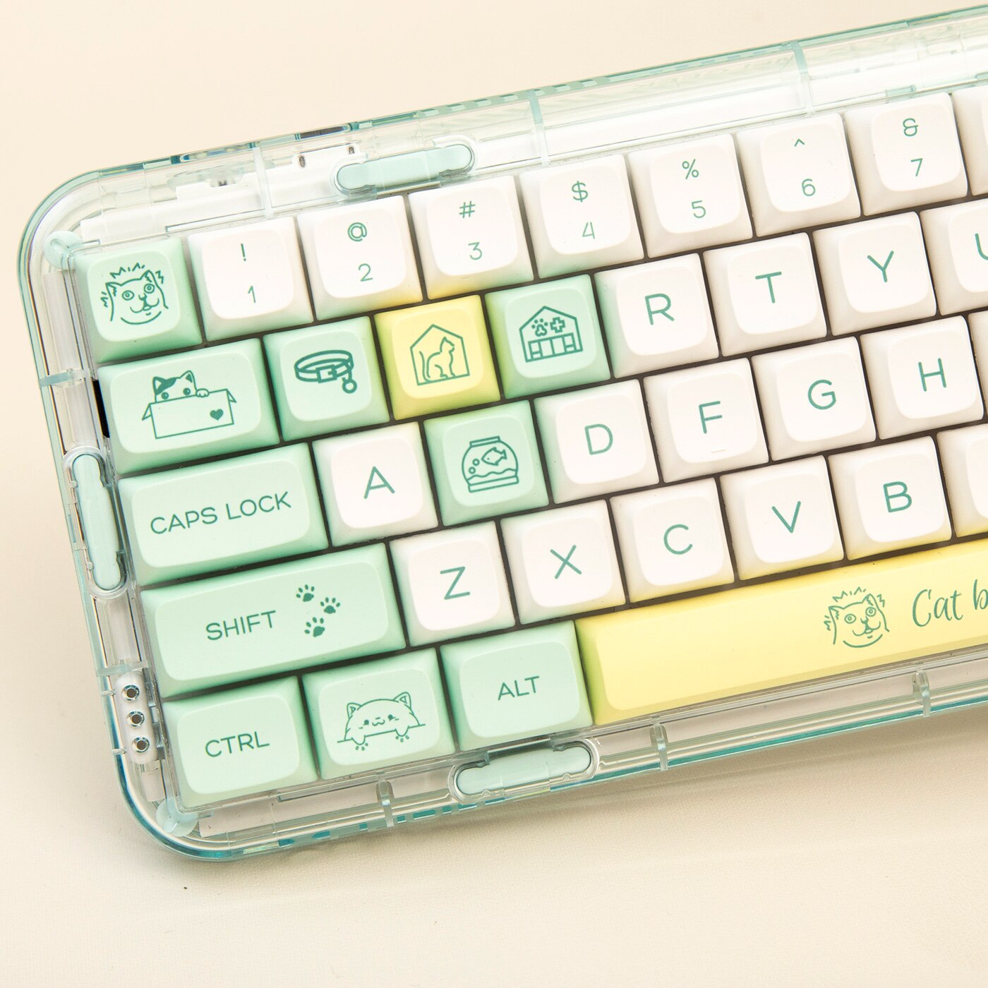 ملف تعريف Nada Cat PBT Keycaps XDA