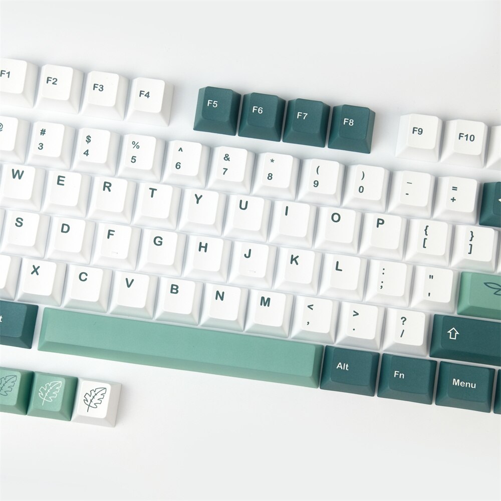 Botanical PBT Keycaps Cherry Profile