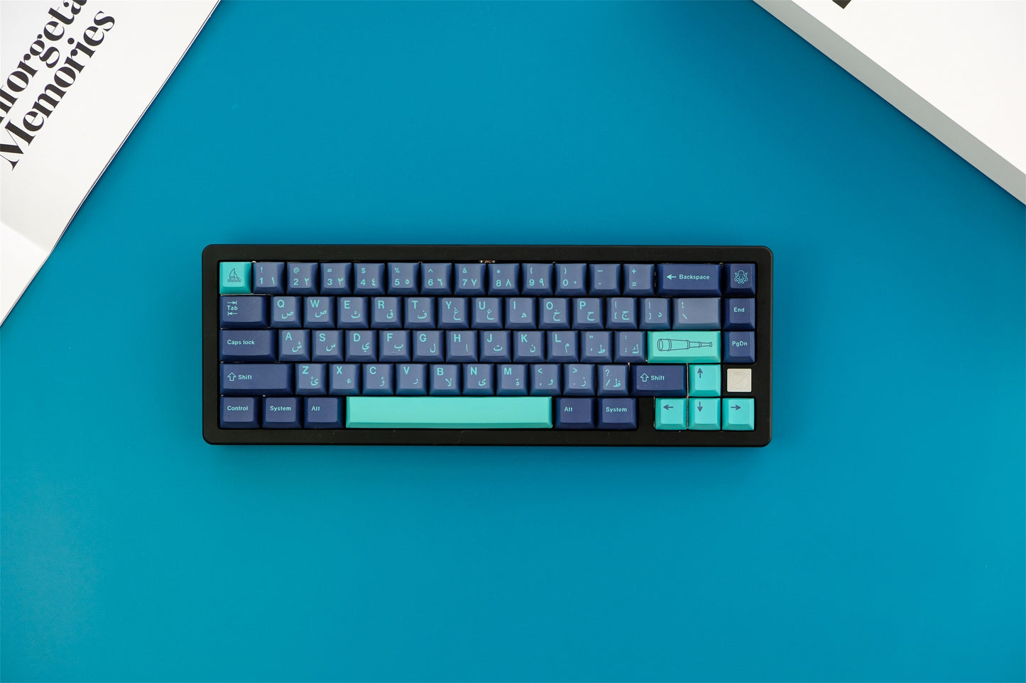 Arabian Sea Keycaps Cherry Profile PBT Keycaps