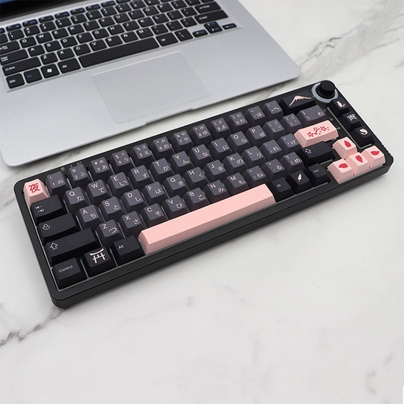 Nightsakura Cherry Profile PBT Keycaps