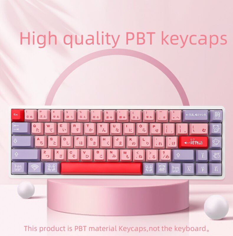 Pinkada Story OEM الملف الشخصي Keycaps