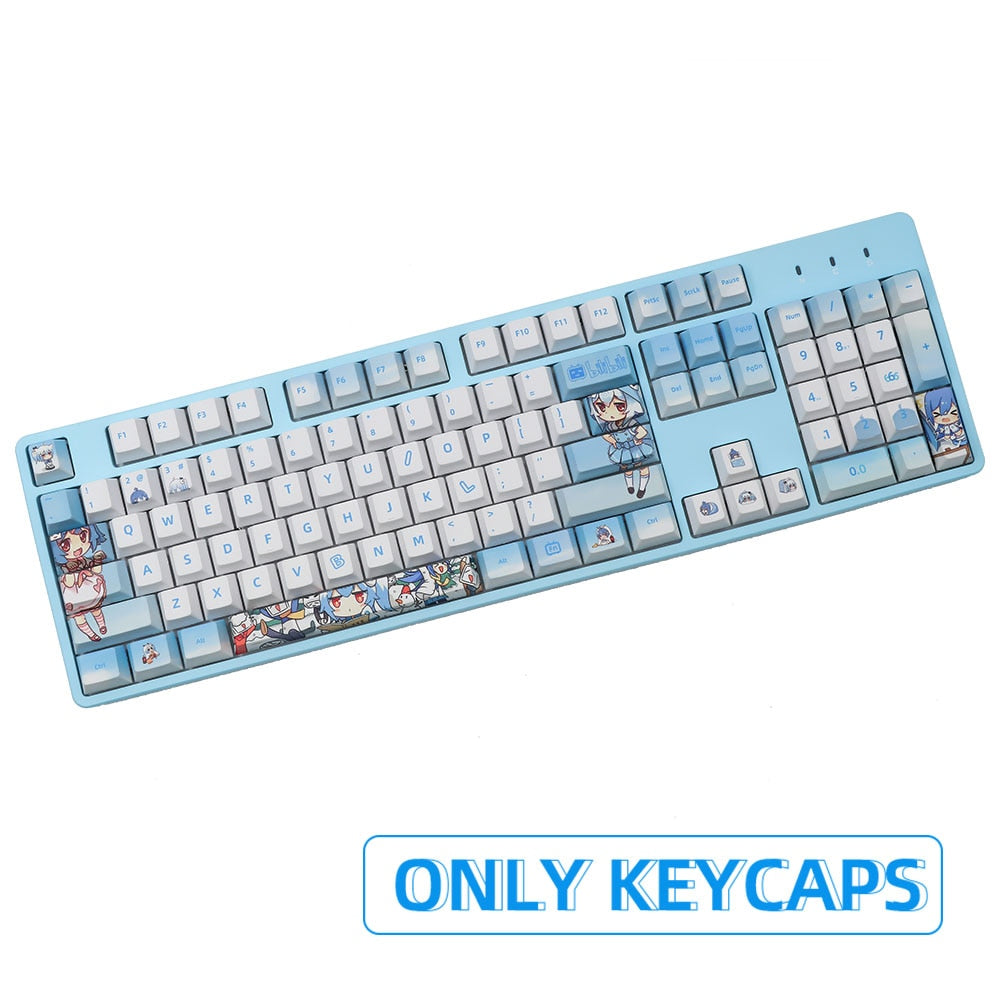 ملف BiliBili PBT Keycaps الكرز