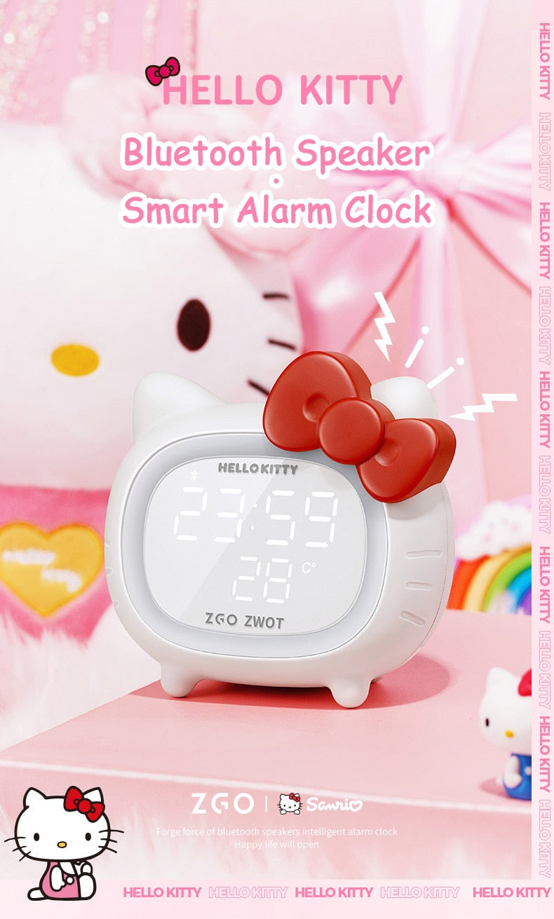 ZGO ZWOT Hellokitty Smart Alarm Clock - Bluetooth Speaker Light