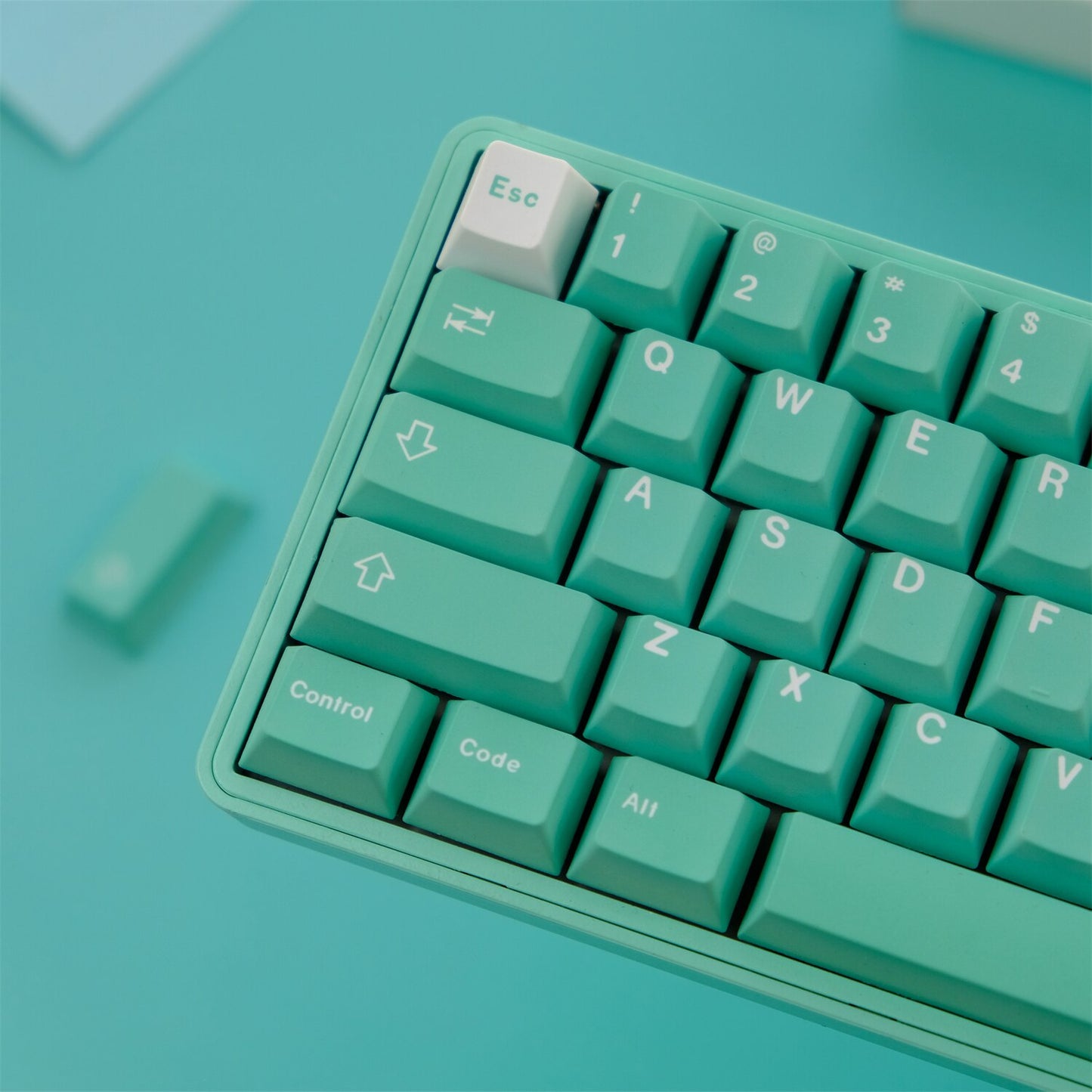 ملف تعريف الكرز PBT Keycaps البرسيم