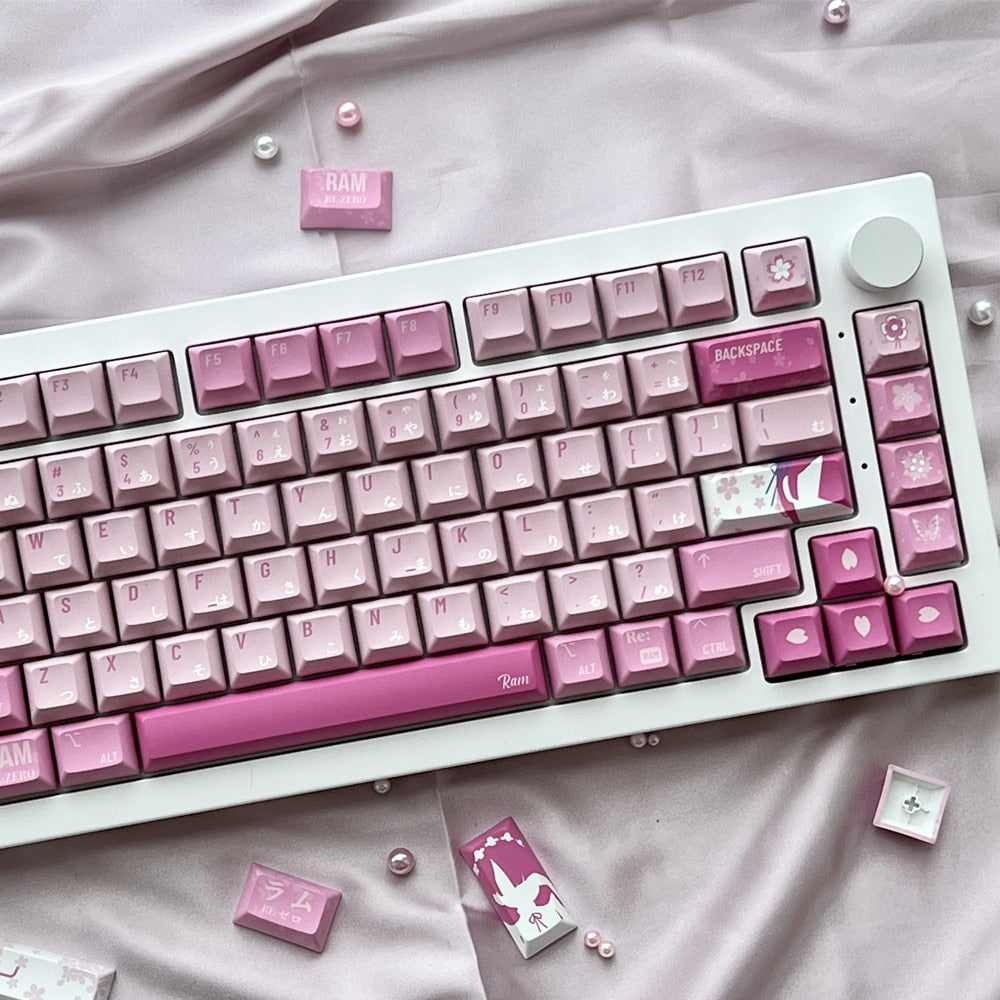 خادمة pinue KCA الملف الشخصي PBT Keycaps