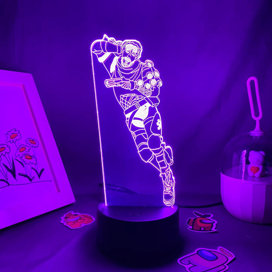 لعبة Apex Legends MIRAGE Holographic Trickster 3D Lights