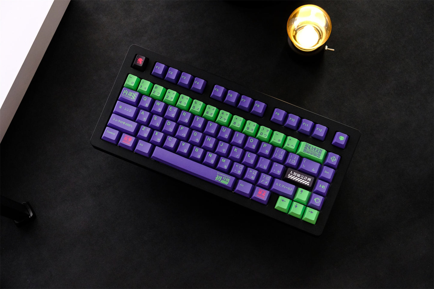 EVA NO.1 PBT Keycaps ملف تعريف الكرز