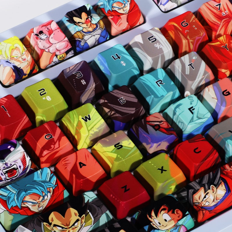 Dragon Ball Cherry Profile PBT Keycaps