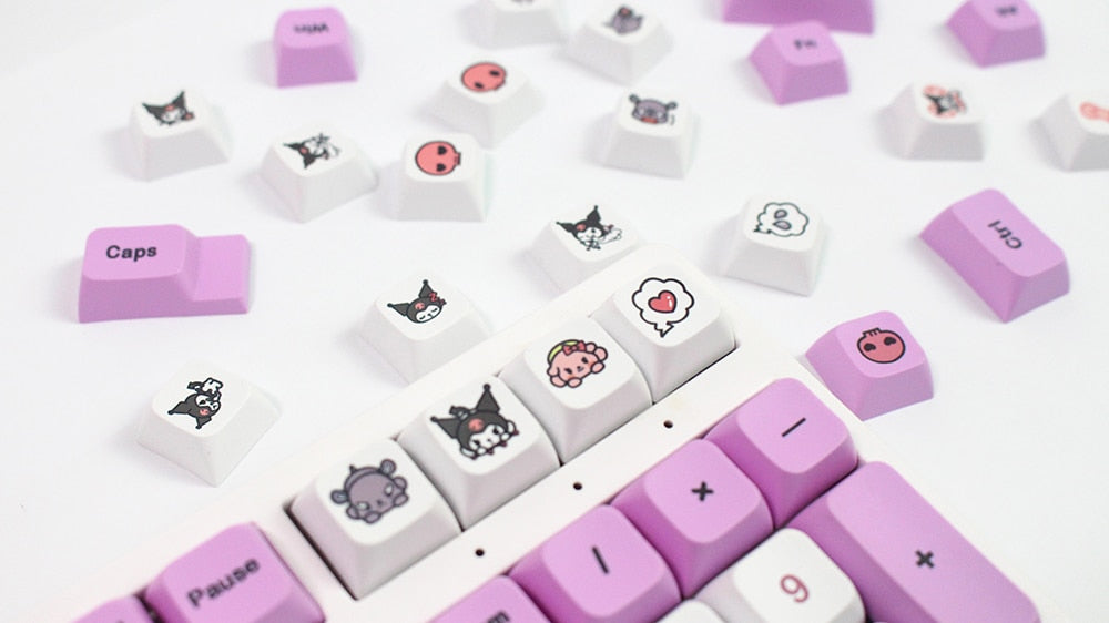 Kuromi XDA Profile Keycaps