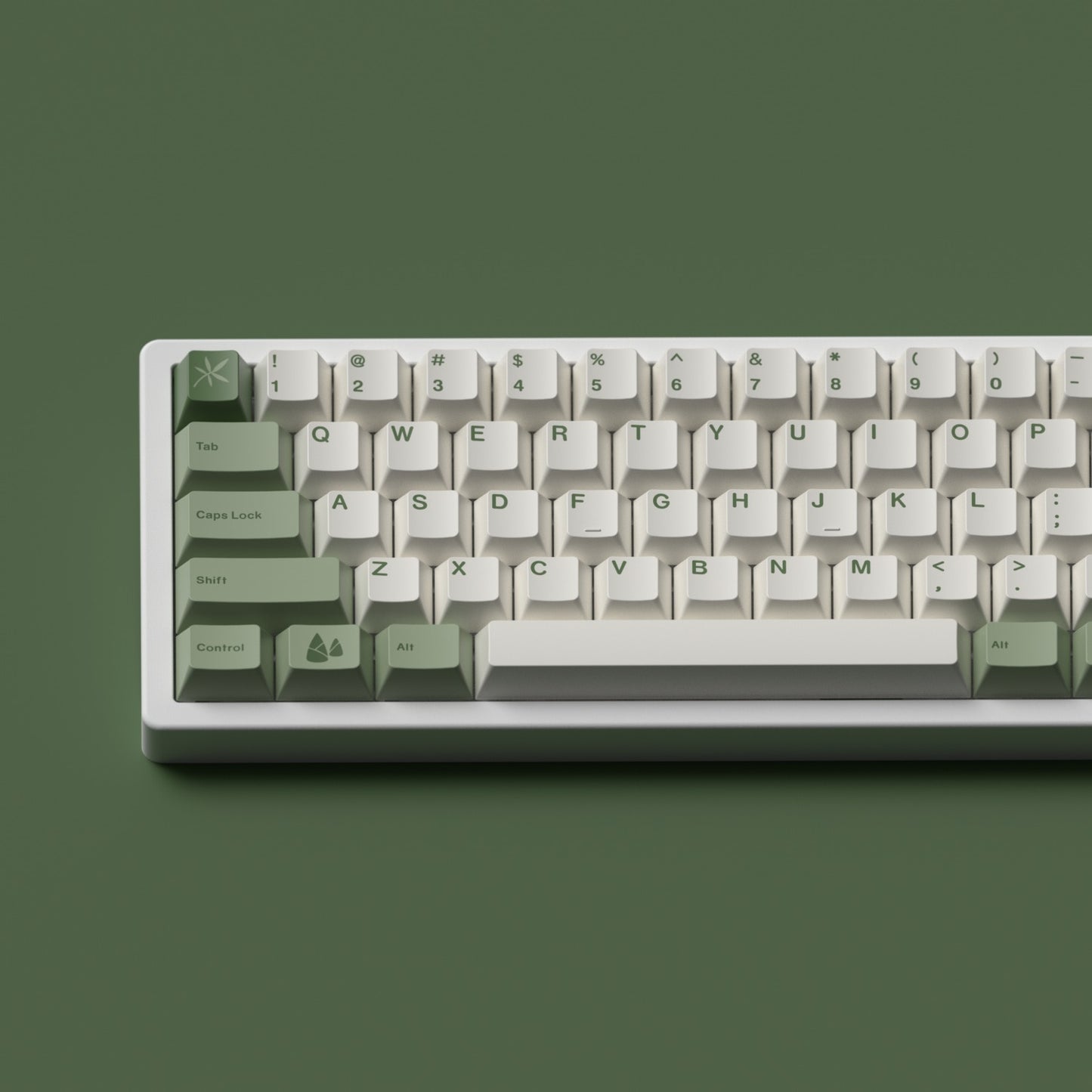 Bamboo Forest Keycaps PBT Cherry Profile