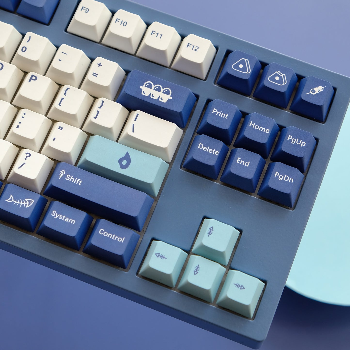 الملف الشخصي Bluetiny Keycaps PBT الكرز