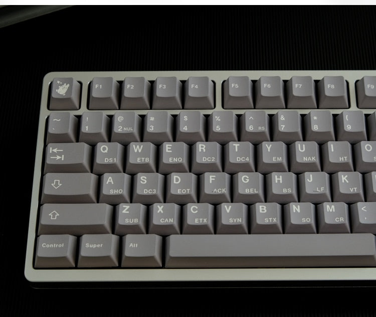 ASCII Keycaps PBT 5 جوانب الكرز