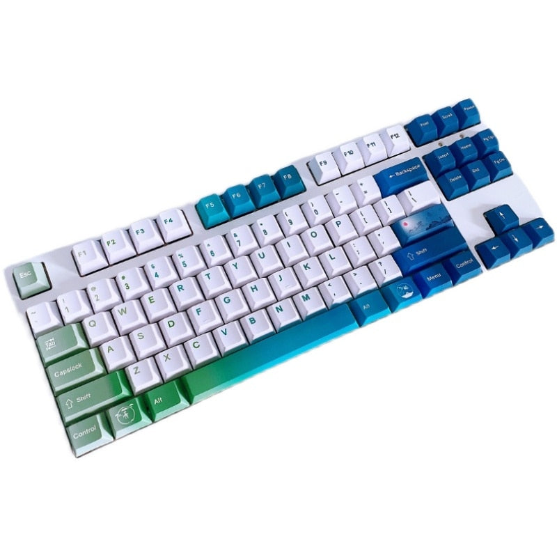 الفيروز تراجع PBT Cherry Profile Keycaps