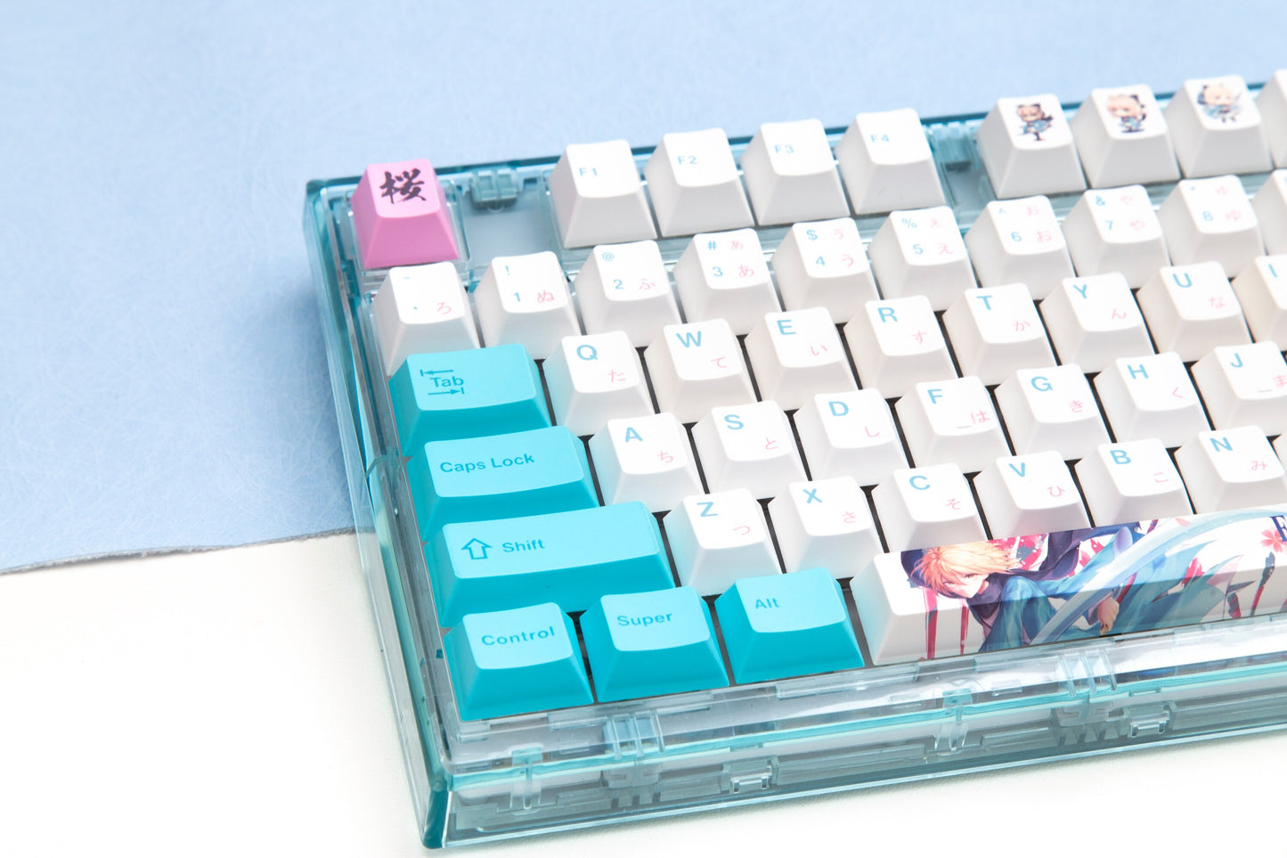 Okita Soji Keycaps PBT Cherry Profile