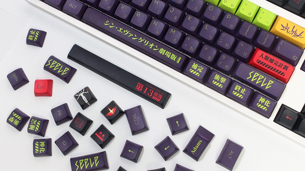 EVA-13 XDA Profile PBT Keycaps