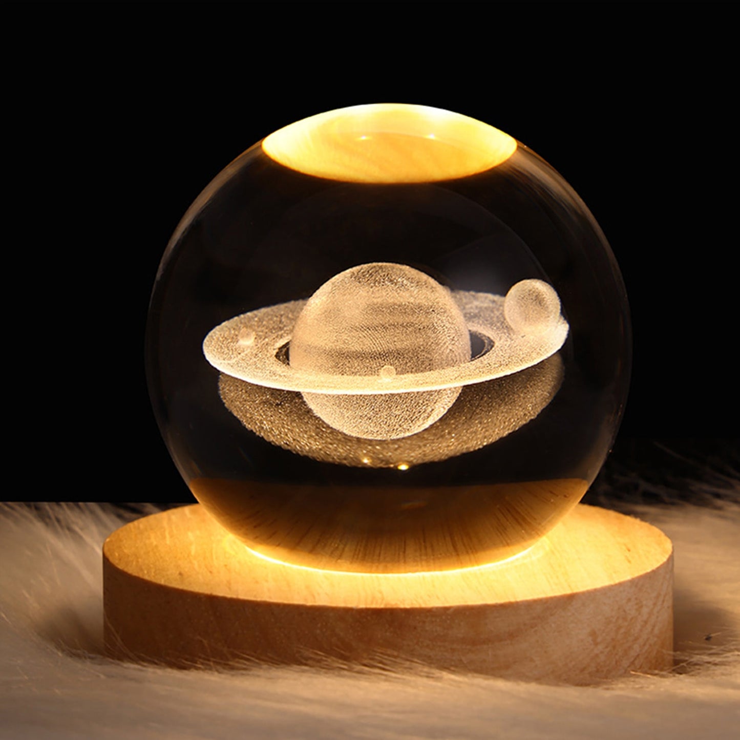 Glowing Planetary Galaxies Crystal Ball Night Lights