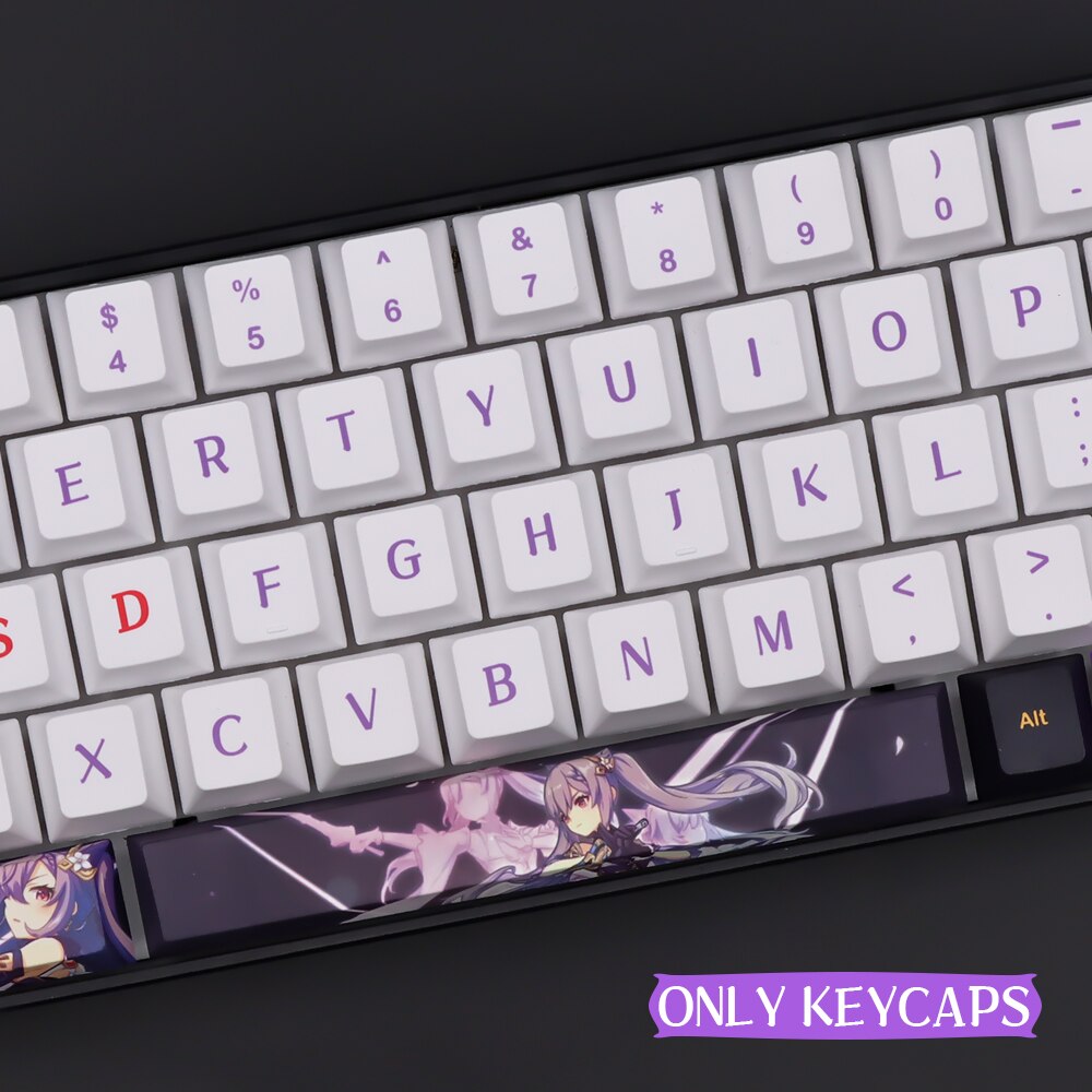 جينشين Ke Qing Cherry Profile PBT Keycaps